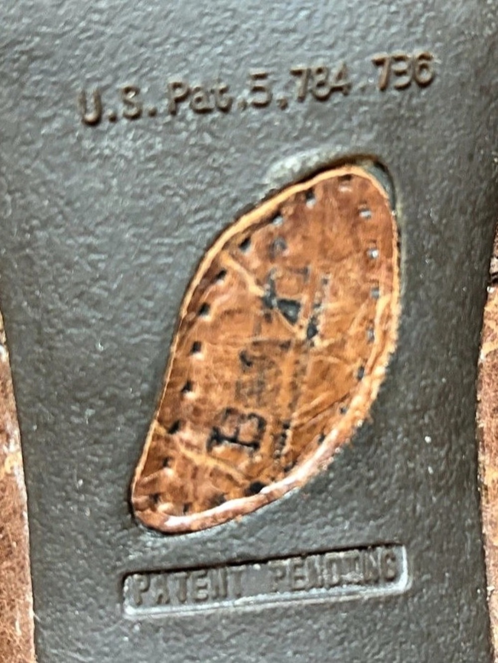 Born Brown Embossed Heeled Boots - Picture 10 of 10